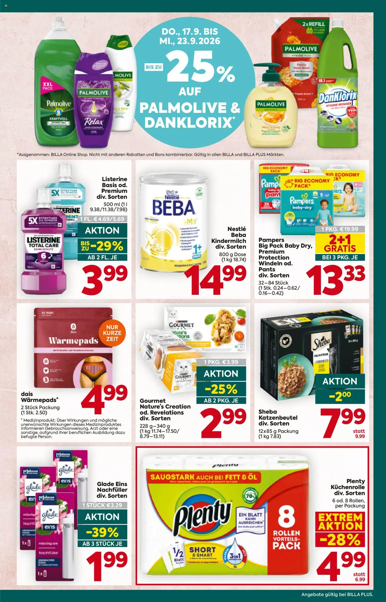 Billa Plus Flugblatt gültig ab 17.09.2026 | Seite: 19