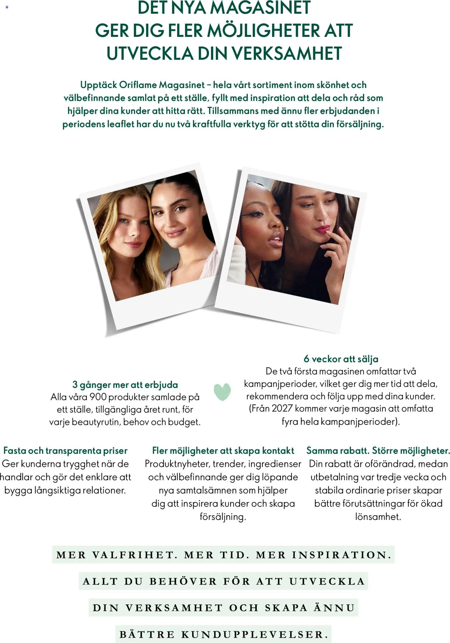 Oriflame reklamblad aktuell från 28/10/2026 | Sida: 17 | Produkter: Verktyg, Ingredienser, Kontakt