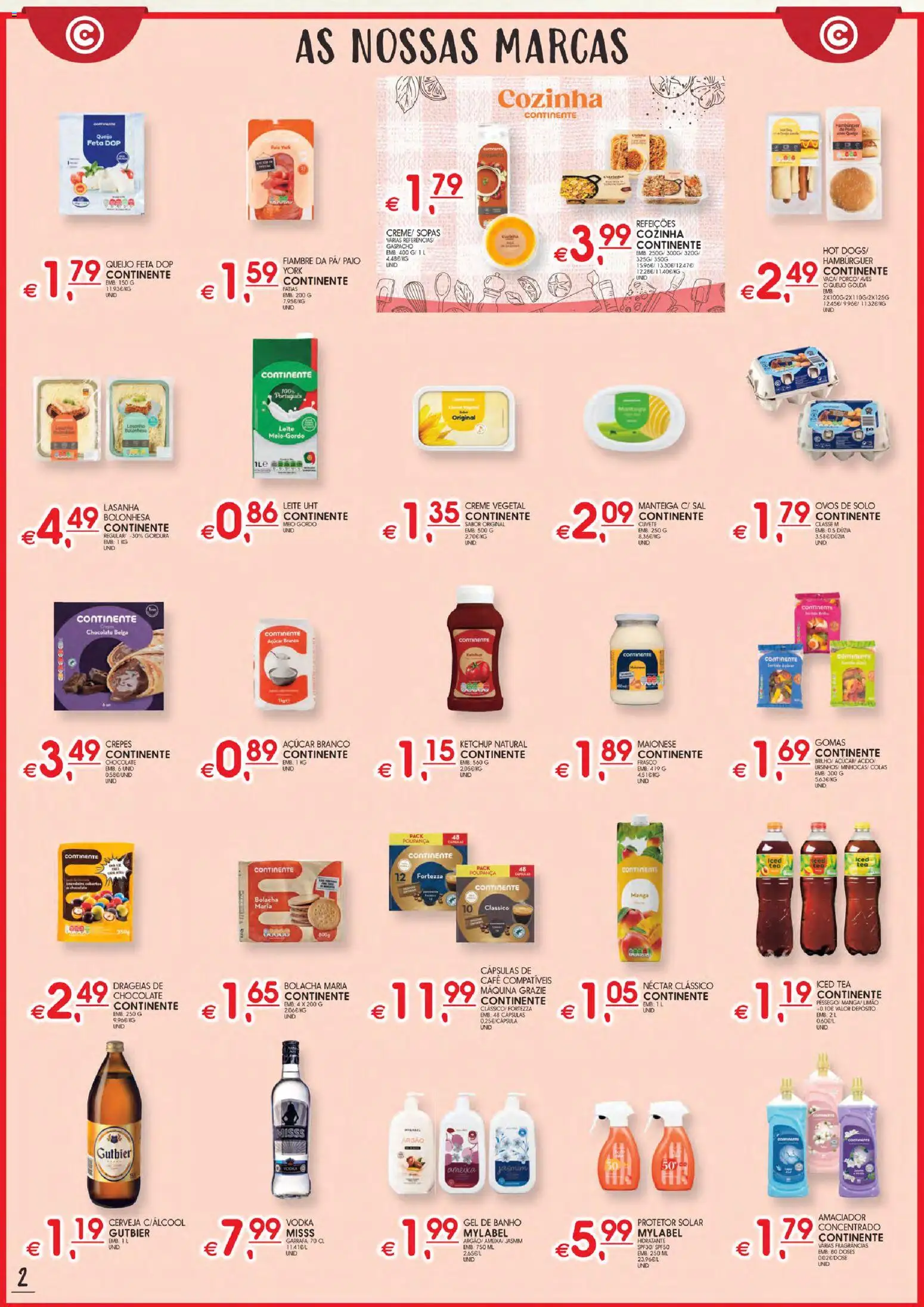 Meu Super folheto │ válido de 11.06.2026 | Página: 2 | Produtos: Leite, Maionese, Açúcar, Creme