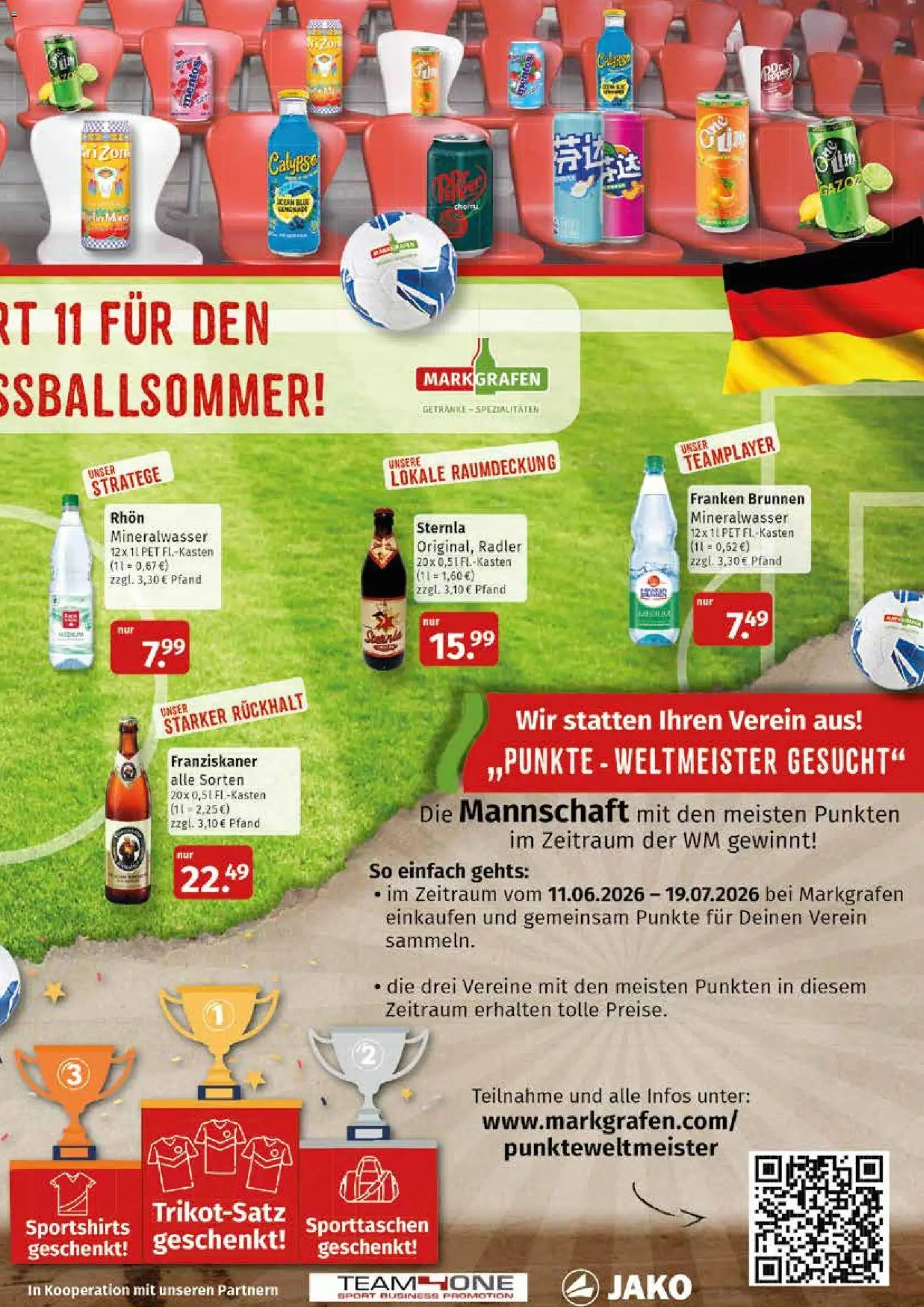 Markgrafen Prospekt – gültig ab 15.06.2026 | Seite: 3 | Produkte: Franziskaner, Mineralwasser, Radler