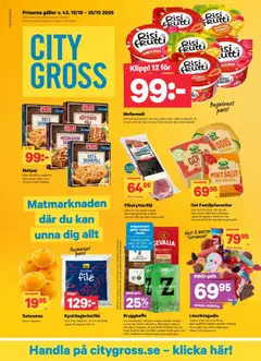 City Gross erbjudanden - Förhandsvisning av reklamblad från butik City Gross aktuell från 19/10/2026