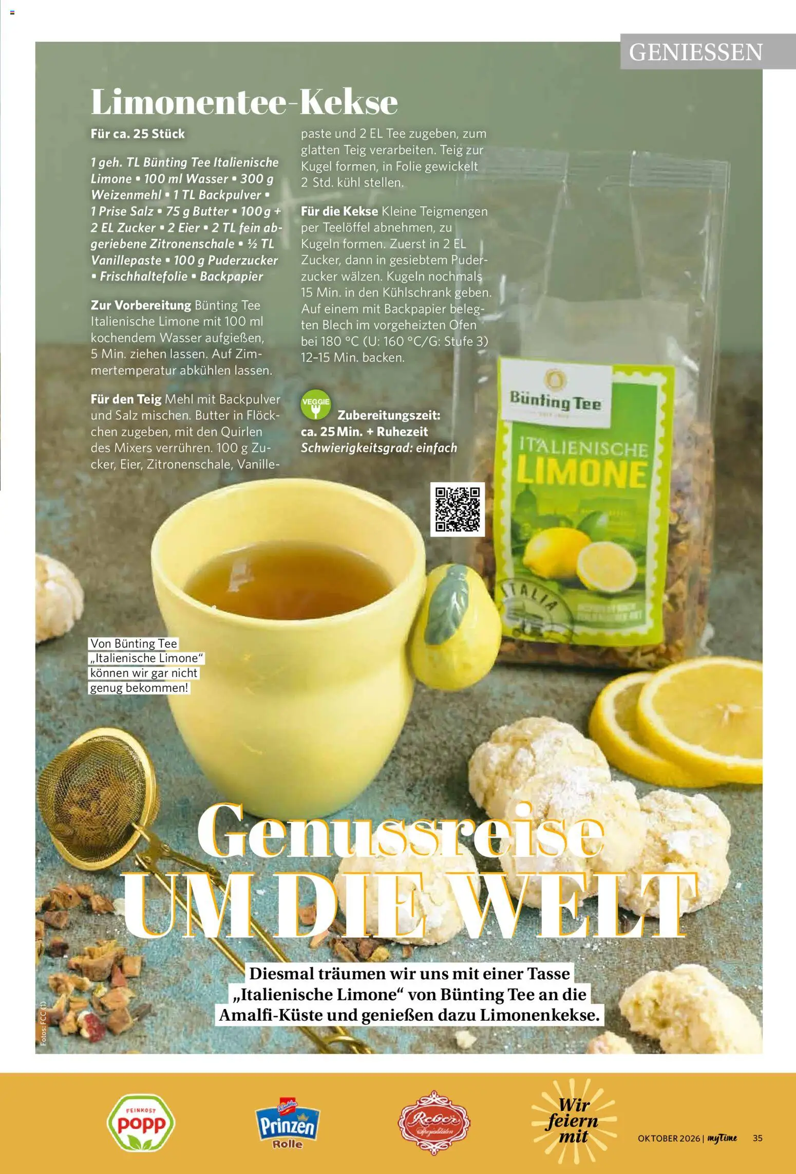Famila Nordwest myTime Oktober 2026 – gültig ab 01.10.2026 | Seite: 35 | Produkte: Ofen, Mehl, Wasser, Salz
