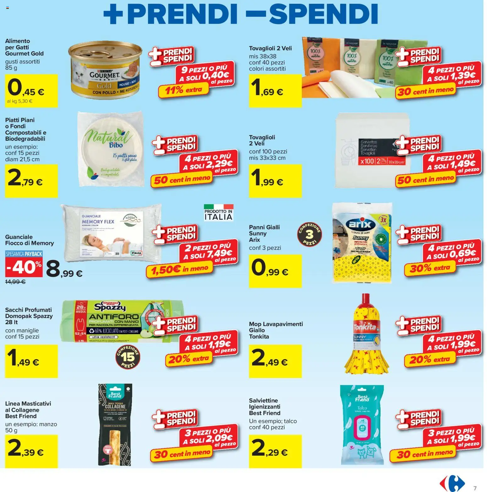 Volantino Carrefour del 13/07/2026 | Pagina: 7 | Prodotti: Pollo, Manzo, Talco, Guanciale