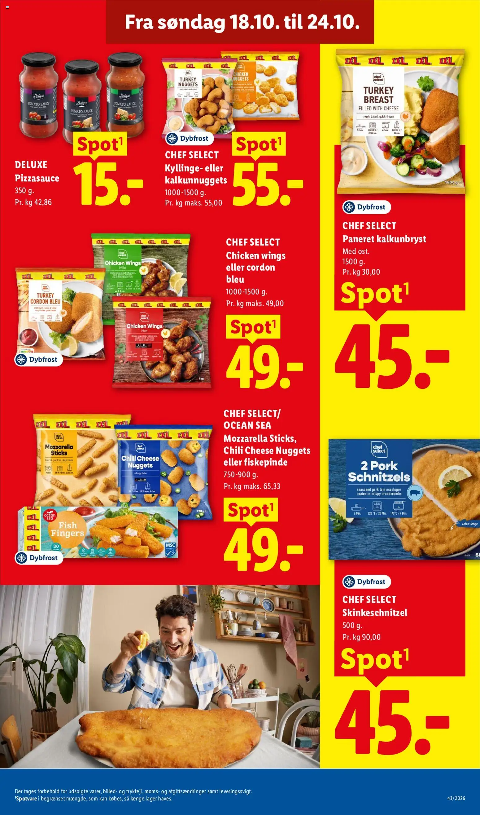 Lidl tilbudsavis – gyldig fra 18/10/2026 | Side: 14 | Produkter: Chili, Nuggets, Chilli, Mozzarella