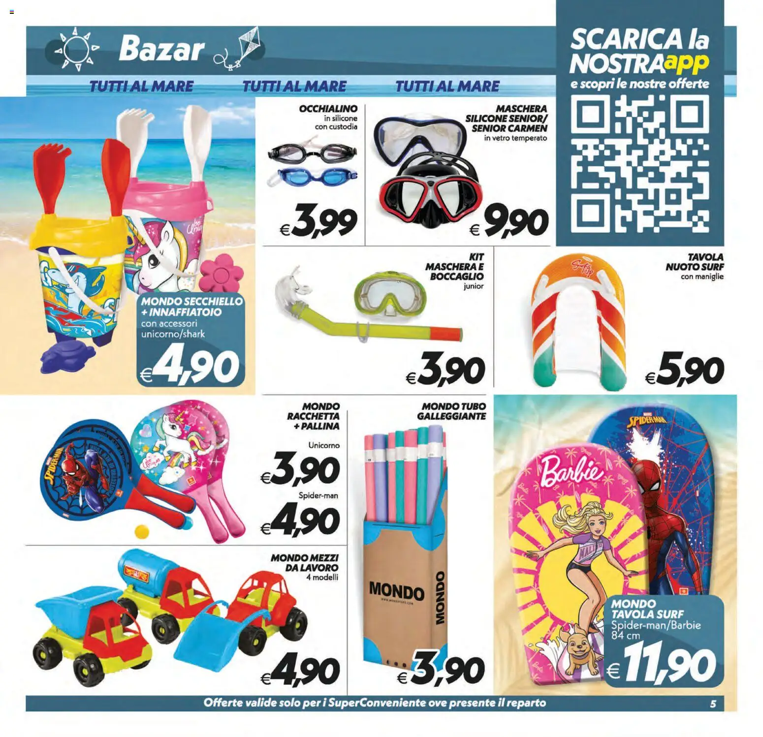 Volantino SuperConveniente del 31/07/2026 | Pagina: 29 | Prodotti: Maschera, Tubo, Boccaglio, Silicone