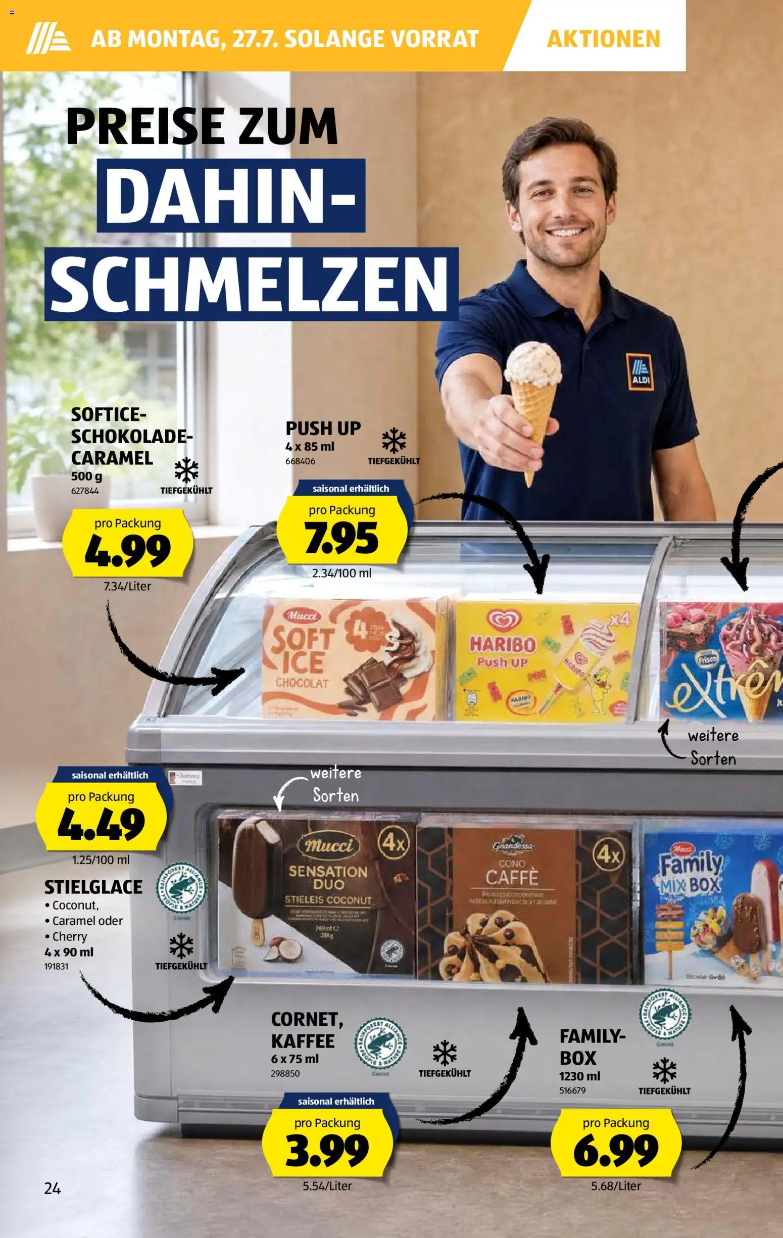 Aldi aktionen – gültig ab 23.07.2026 | Seite: 24 | Produkte: Box, Kaffee, Schokolade