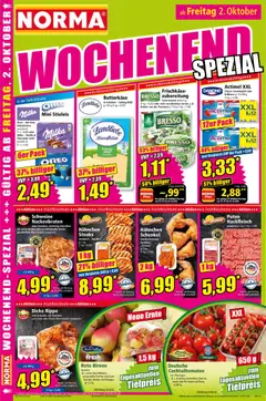 Norma Prospekt ab 28.09.2026 gültig | Seite: 16 | Produkte: Actimel, Granatapfel, Bresso, Frischkase