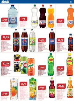 Náhled letáku Kubík leták - Velkoobchod 08/2026 od 01.10.2026 | Strana: 26 | Produkty: Pepsi, Pepsi Zero, Citron, Cola