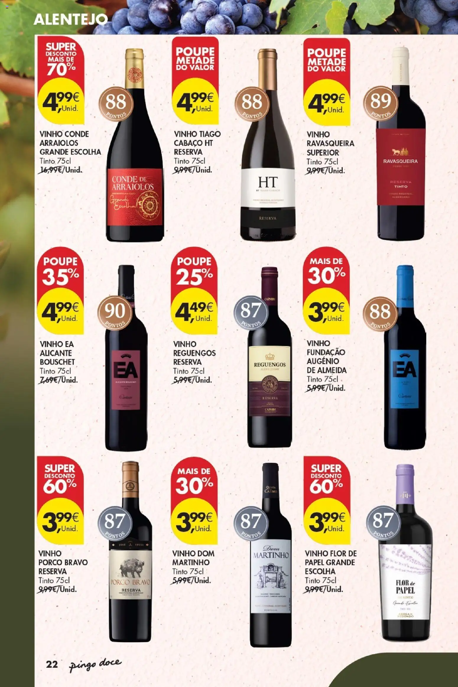 Pingo Doce - Vinhos e Sabores de Portugal Madeira │ válido de 15/09/2026 | Página: 22 | Produtos: Vinho