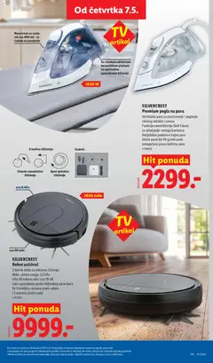 SILVERCREST Premium pegla na paru, Vertikalna para za osvežavanje i peglanje visećeg tekstila i zavesa. Funkcija samočišćenja (Self Clean) za uklanjanje naslaga kamenca. Varijabilno podesiva trajna para (Vario para) do 40 g/min uvek omogućava pravu količinu pare - pregled Lidl kataloga - važi od 07.05.2026 | Strana: 71