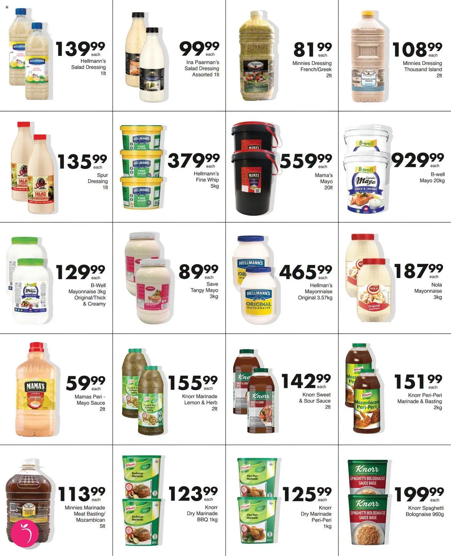 New Save catalogue – valid from 17/08/2026 | Page: 10 | Products: Salad dressing, Marinade, Spaghetti, Sauce
