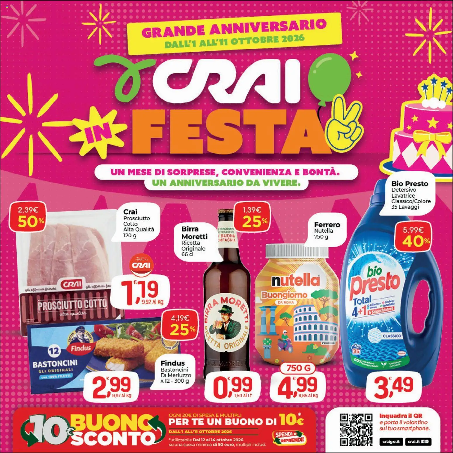 Crai Giovedì 1 Ottobre Migliori Offerte