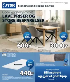 Forhåndsvisning av JYSK kundeavis gyldig fra 17/08/2026