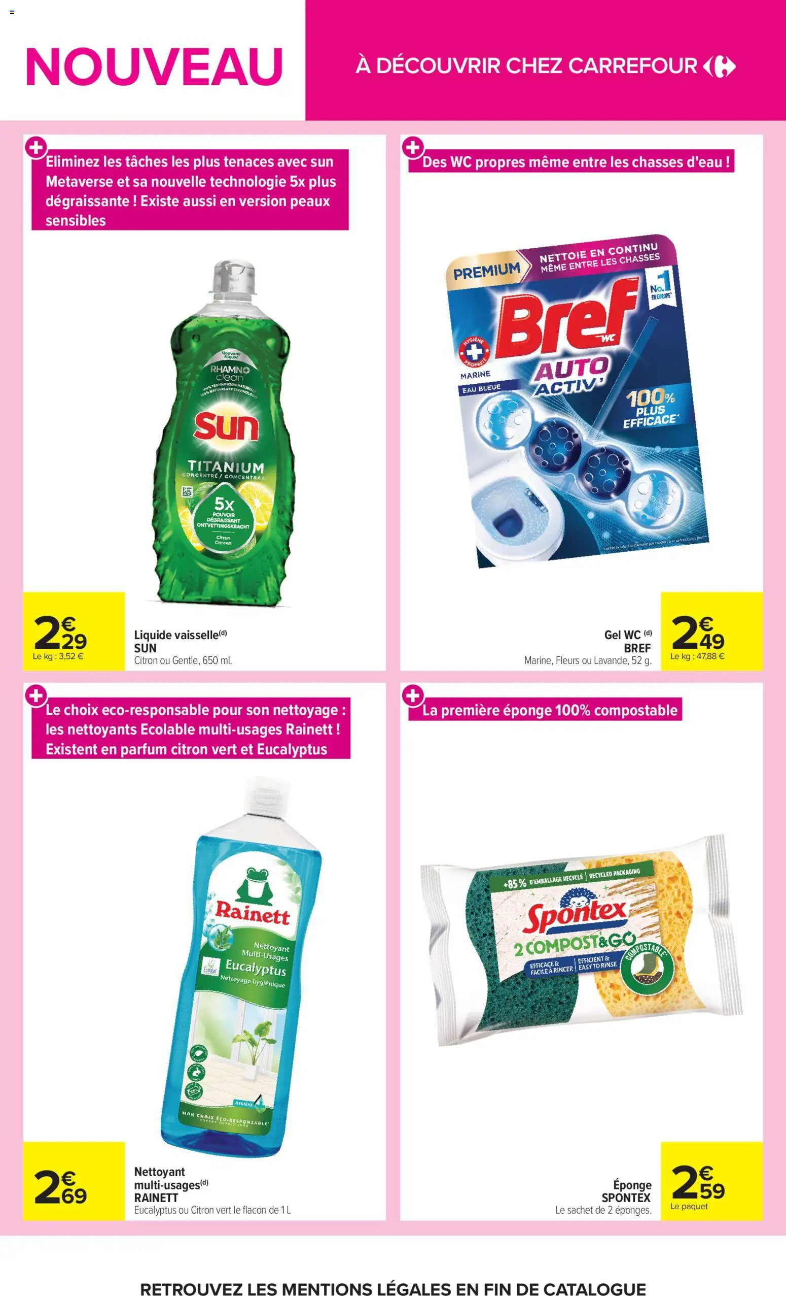 {H1} | Page: 12 | Produits: Citron vert, Parfum, Liquide vaisselle, Hygiène