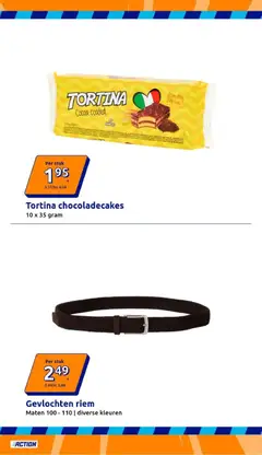 Action folder week 38 - Voorbeeld van een folder van Action, geldig van 16/09/2026 | Pagina: 17 | Producten: Riem, Snacks