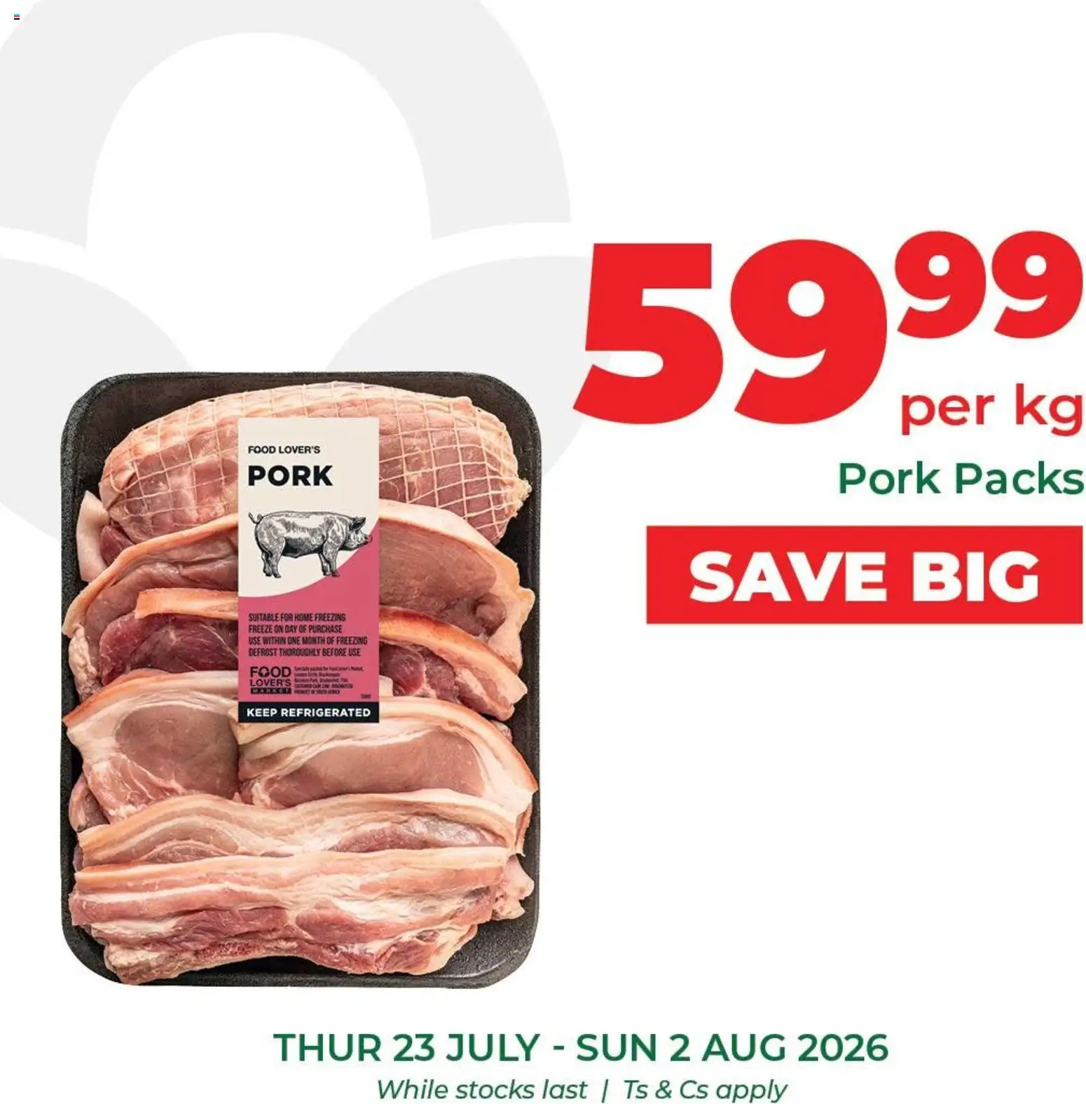 New Food Lover's Market catalogue – valid from 23/07/2026 | Page: 2 | Products: Pork