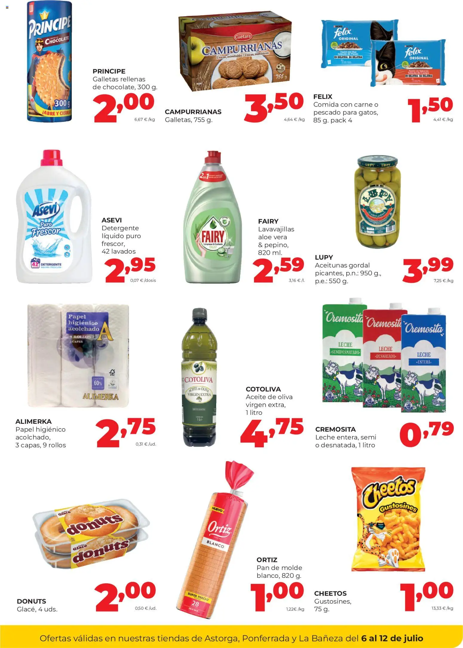 Alimerka Astorga, Ponferrada, La Bañeza │ válido desde el 06/07/2026 | Página: 3