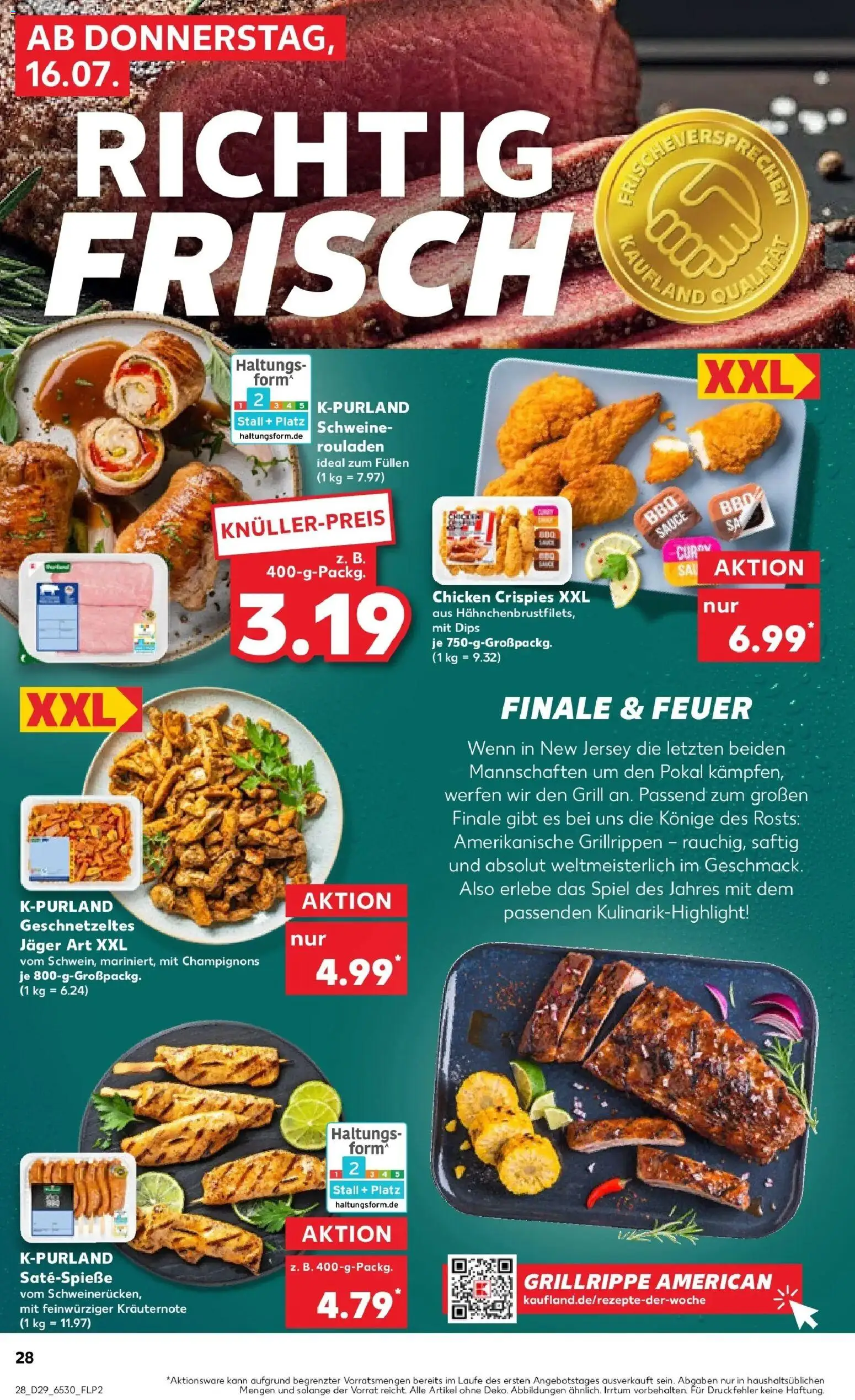 Kaufland Prospekt Großenhain – gültig ab 13.07.2026 | Seite: 37 | Produkte: Spiel, Grill, Champignons