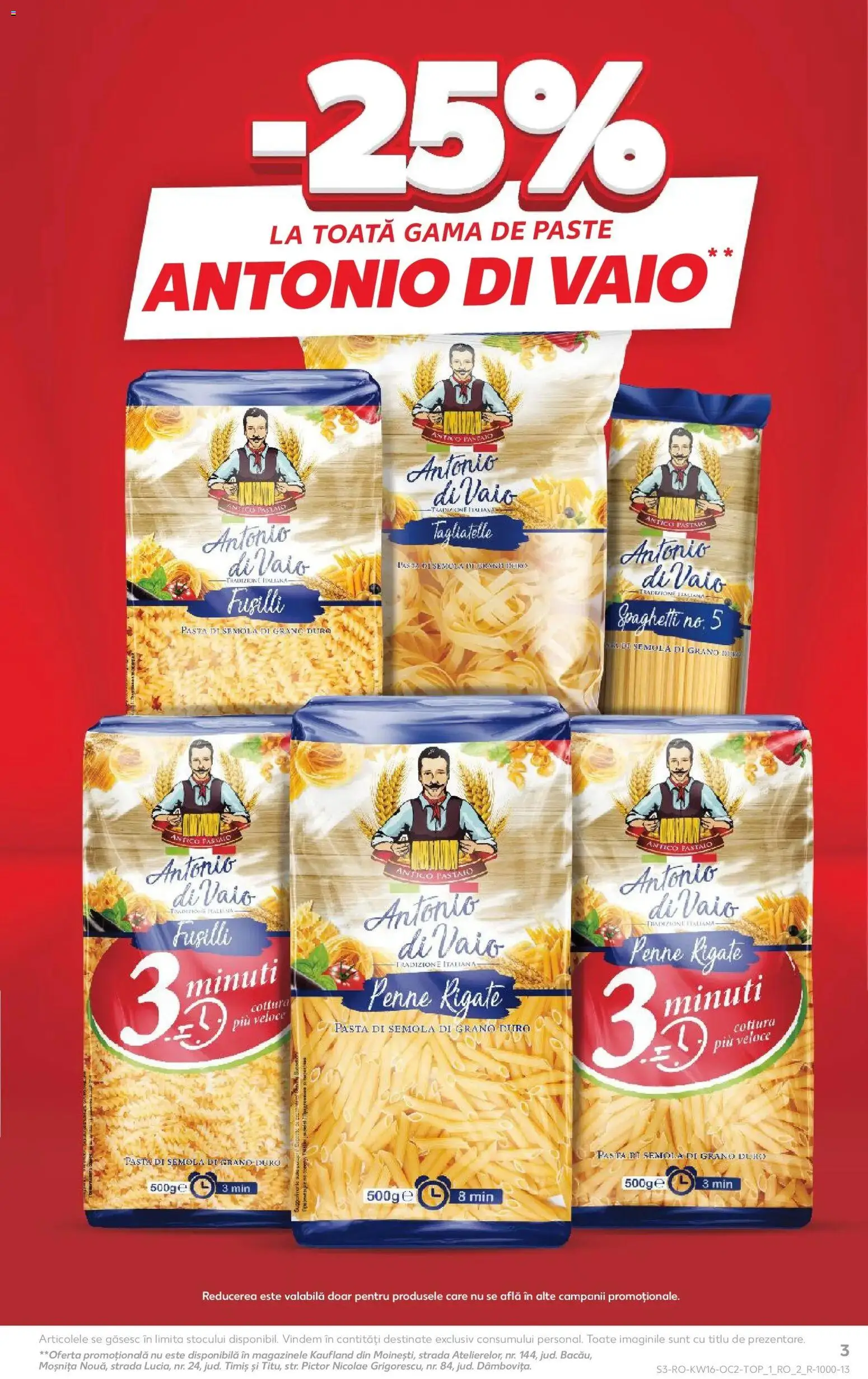 Noul catalog Kaufland – valabil de la 15.04.2026 | Pagină: 3 | Produse: Paste