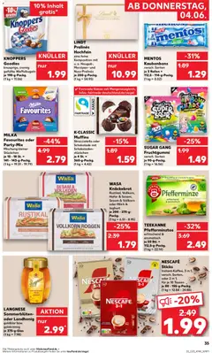 Kaufland DE - DE Folder Hannover - Voorbeeld van een folder van Kaufland DE, geldig van 04.06.2026 | Pagina: 35 | Producten: Muffins, Gyömbér shot, Nescafe