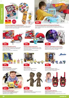 Náhled letáku Pompo katalog léto 2026 od 01.06.2026 | Strana: 30 | Produkty: Hot Wheels, Figurky, Baterie, Dětské vysílačky