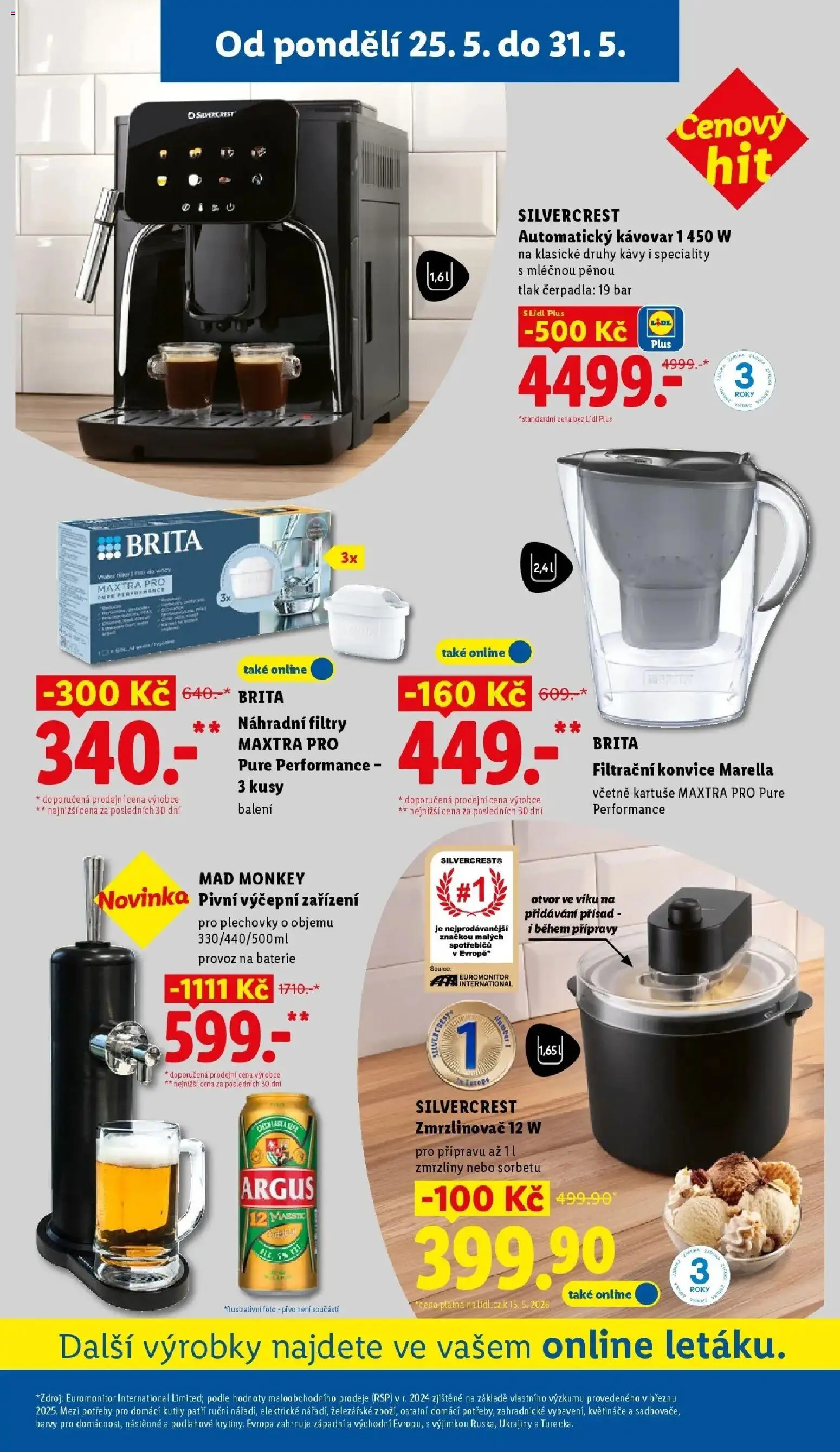 Lidl aktuální leták od 25.05.2026 | Strana: 37 | Produkty: Květináče, Filtrační konvice, Zmrzlinovač, Baterie