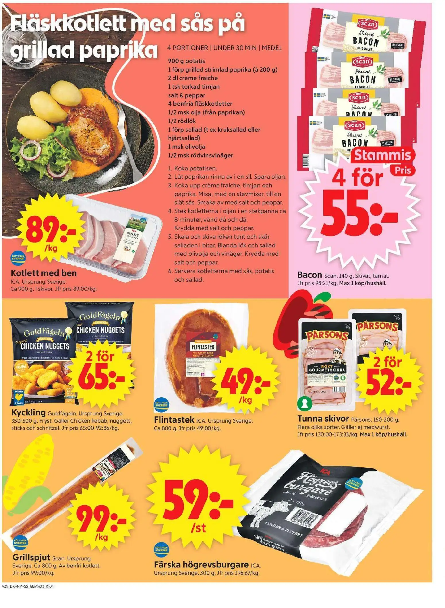 ICA Supermarket reklamblad aktuell från 13/07/2026 | Sida: 4
