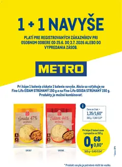 Metro leták platný od 25.06.2026