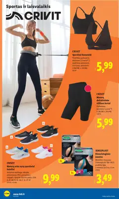 LIDL leidinys galioja nuo 01.06.2026 | Puslapis: 10 | Prekių: Šortai, Liemenėlė
