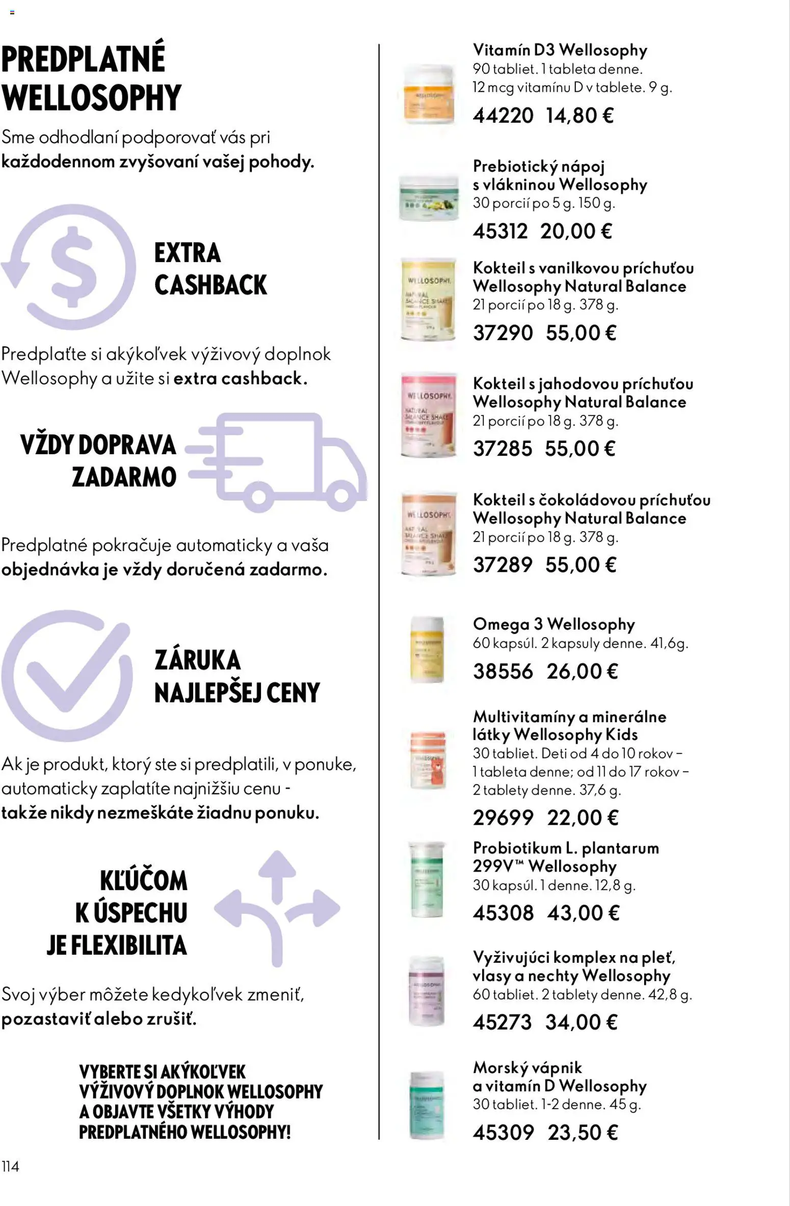 Nové Oriflame akcie – leták je platný od 25.03.2026 | Strana: 114 | Produkty: Omega 3, Omega