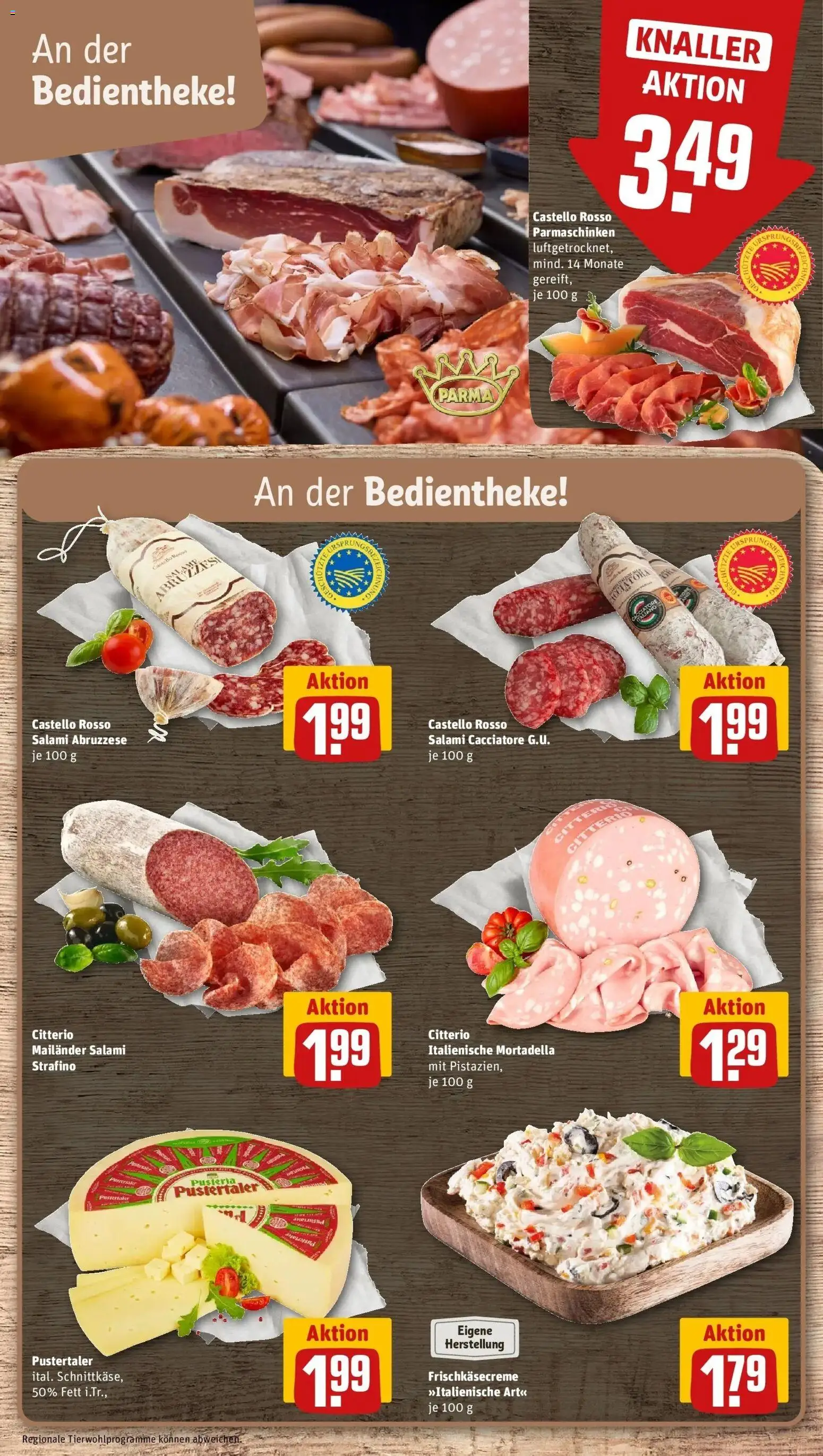 REWE Prospekt ab 05.10.2026 zum Blättern » Angebote | Seite: 12 | Produkte: Salami