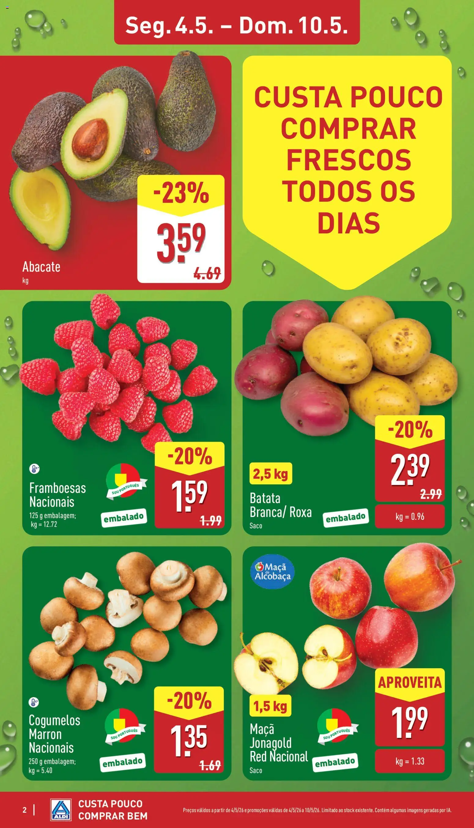 Aldi folheto | 04/05/2026 |  🎉 Como obter um desconto limitado? Poupe ainda hoje! | Portugal