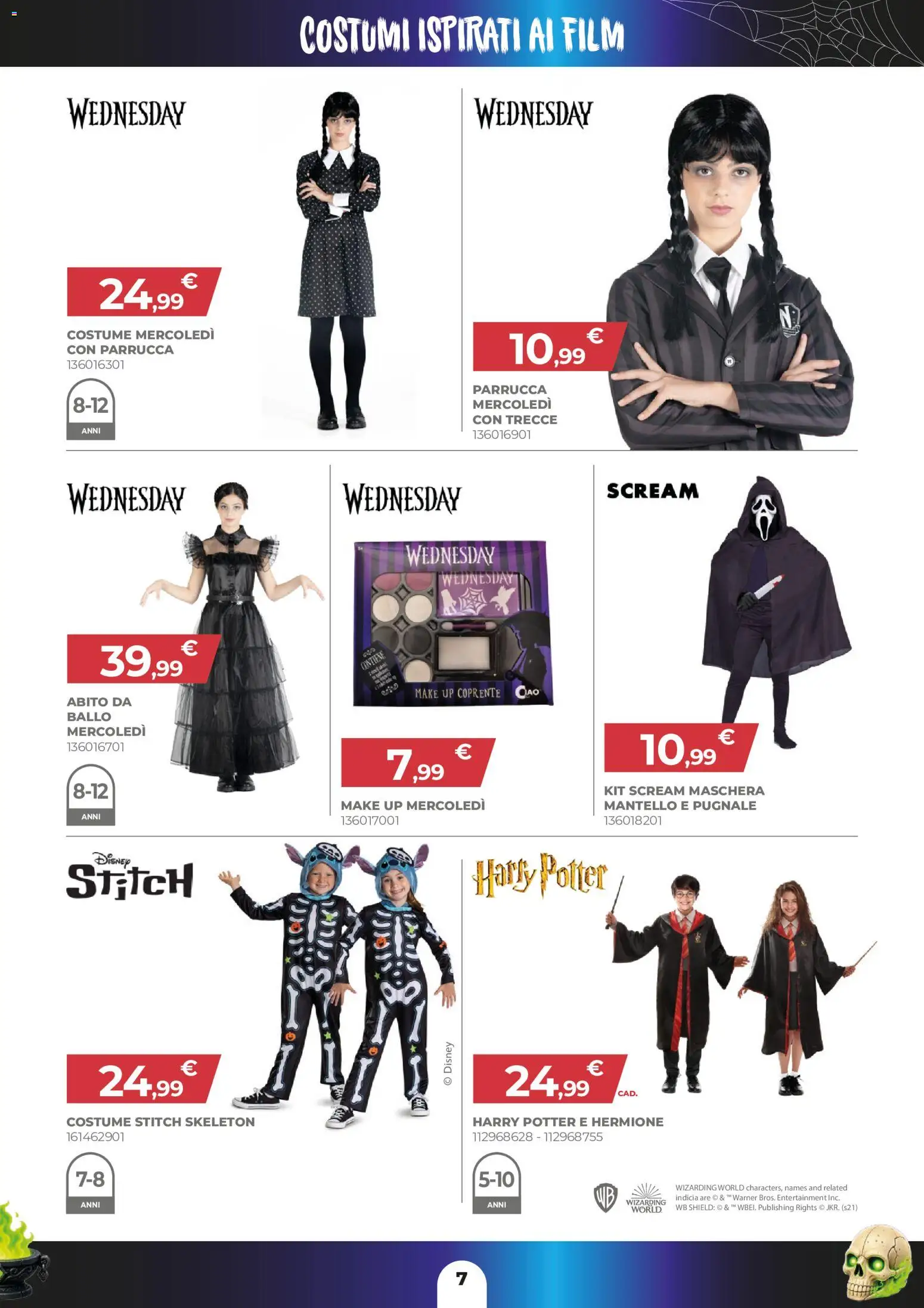 Volantino Toys Center del 01/10/2026 | Pagina: 7 | Prodotti: Maschera, Abito