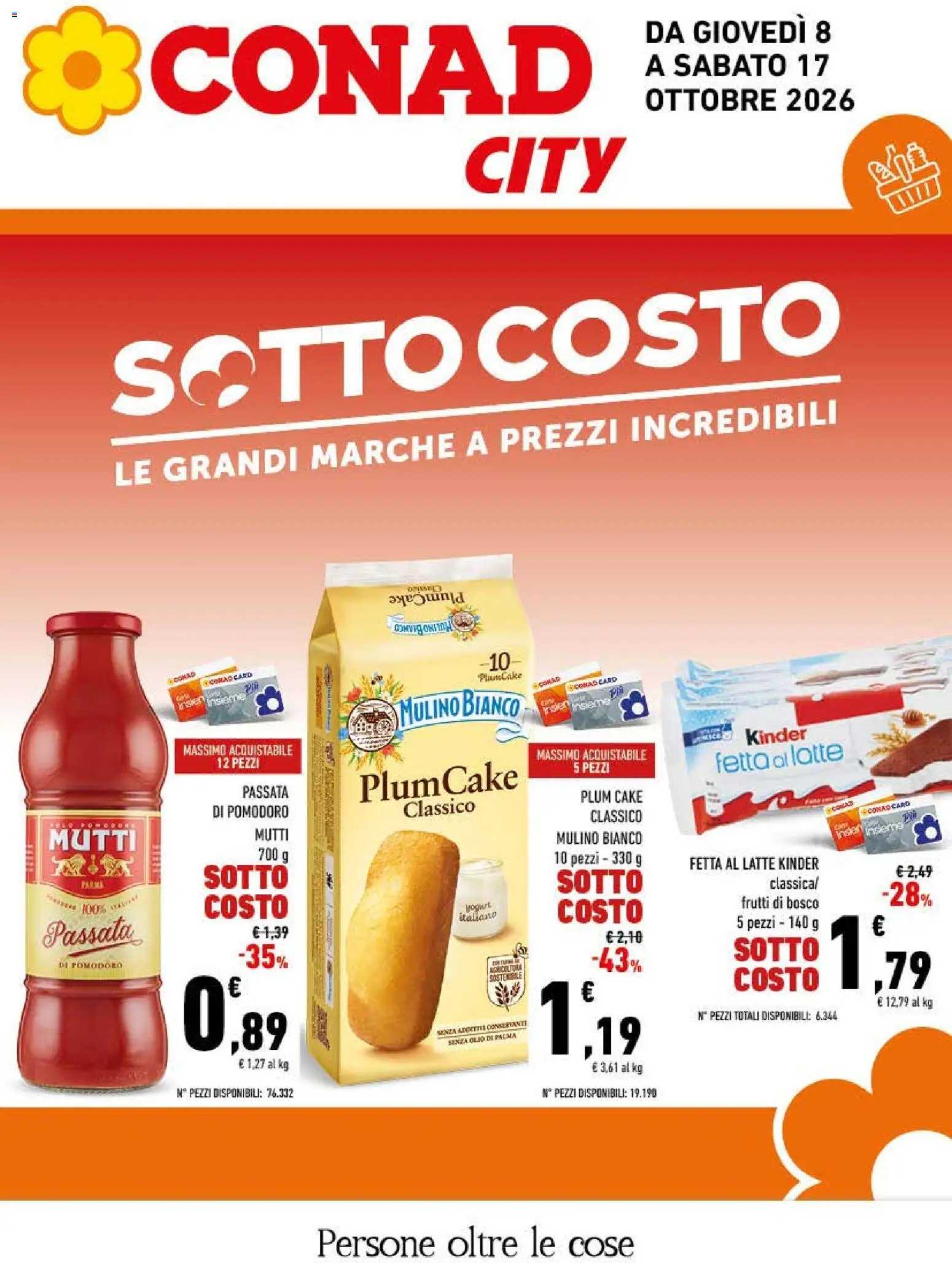 Volantino Conad del 08/10/2026 | Pagina: 1