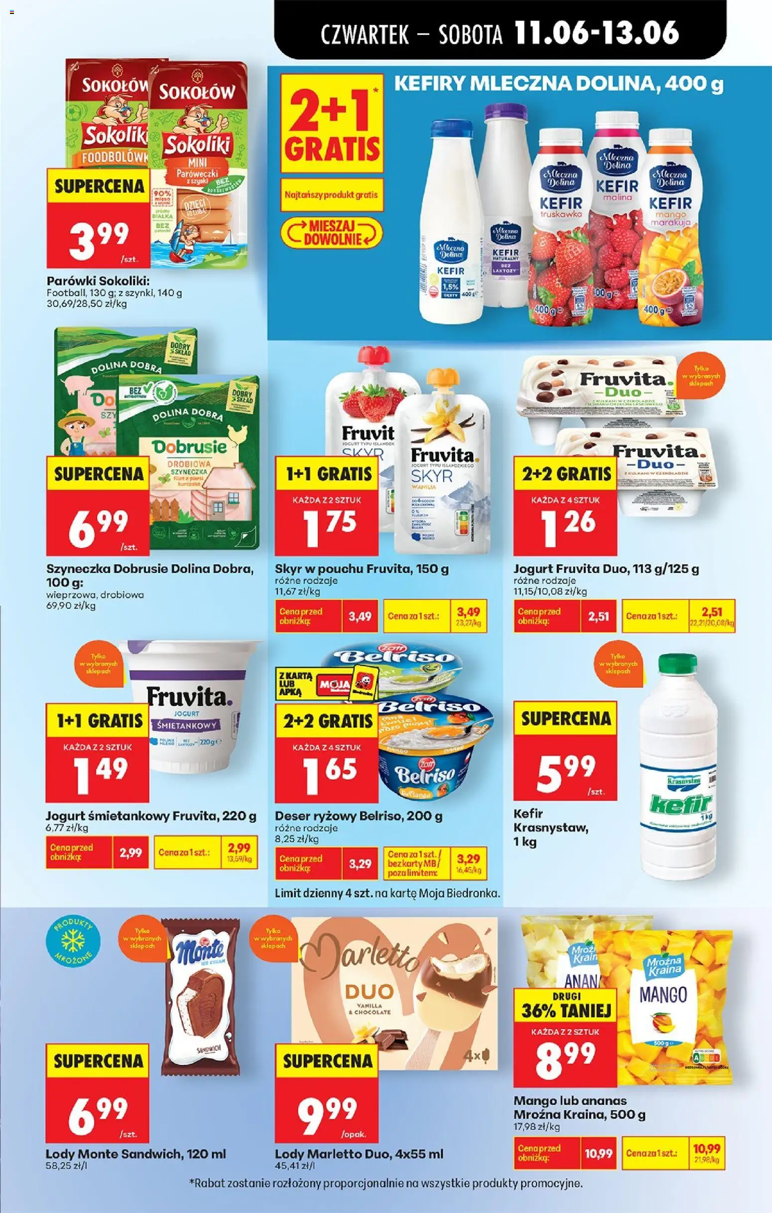 Biedronka gazetka od czwartku od 11.06.2026 | Strona: 37 | Produkty: Mango, Karta, Piersi, Ananas