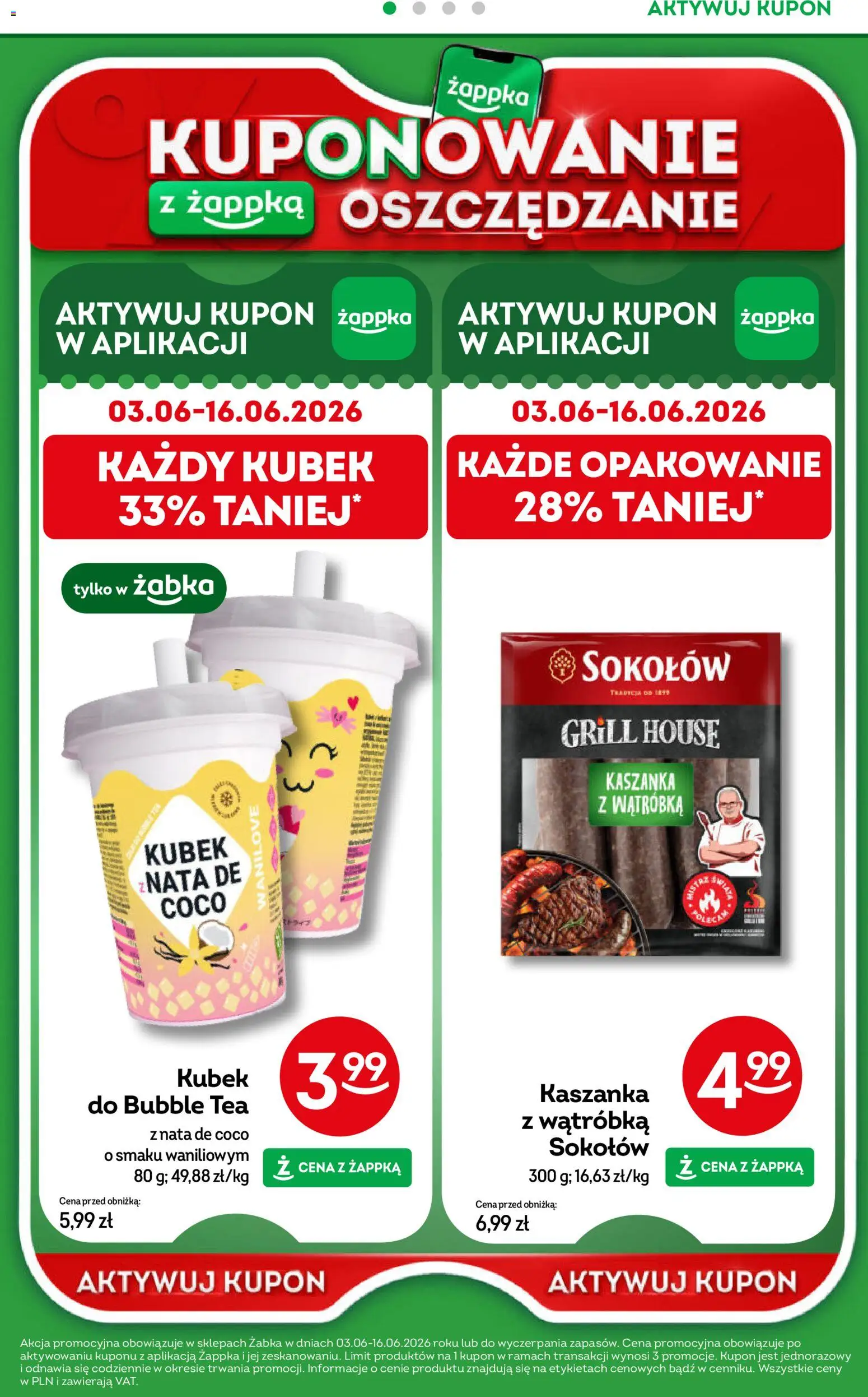 Żabka gazetka od 03.06.2026 | Strona: 56 | Produkty: Mango, Malina, Czekolada mleczna, Czekolada