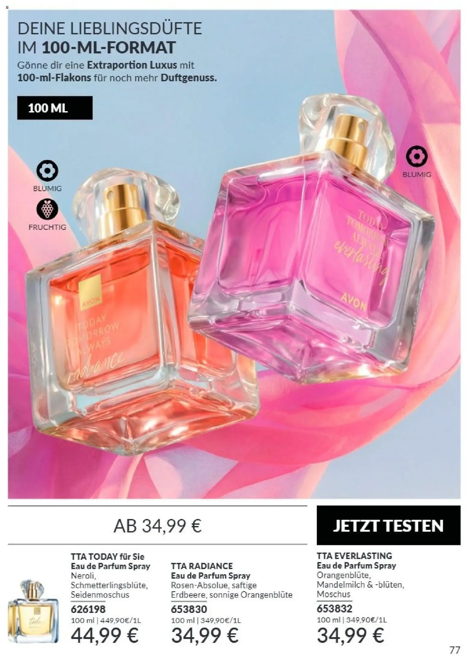 AVON Katalog September 2026 – gültig ab 01.09.2026 | Seite: 73 | Produkte: Parfüm, Eau de Parfum