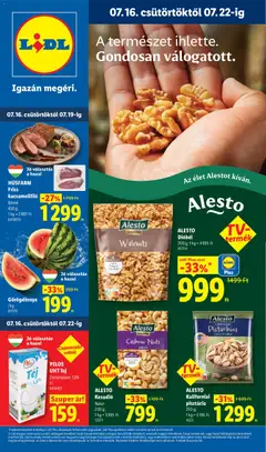 Lidl akciós újság - amely érvényes a következő dátumtól: 2026.07.16.
