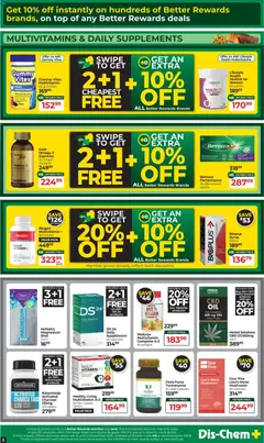 Dis-Chem specials catalogue – valid from 11/08/2026 | Page: 2 | Products: Omega 3, Multivitamins, Oil, Syrup