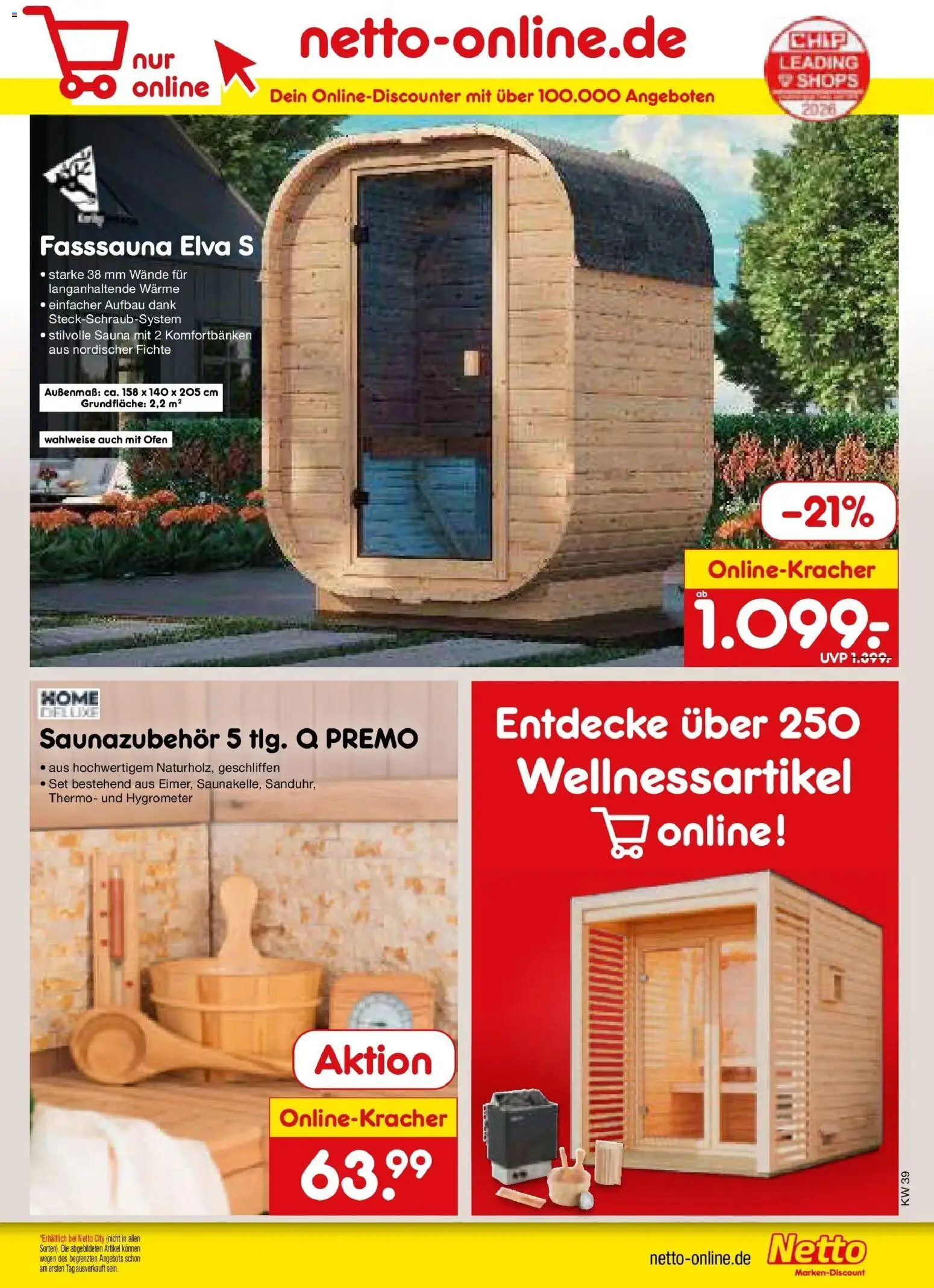 Netto Marken-Discount Prospekt Naumburg – gültig ab 21.09.2026 | Seite: 65 | Produkte: Ofen