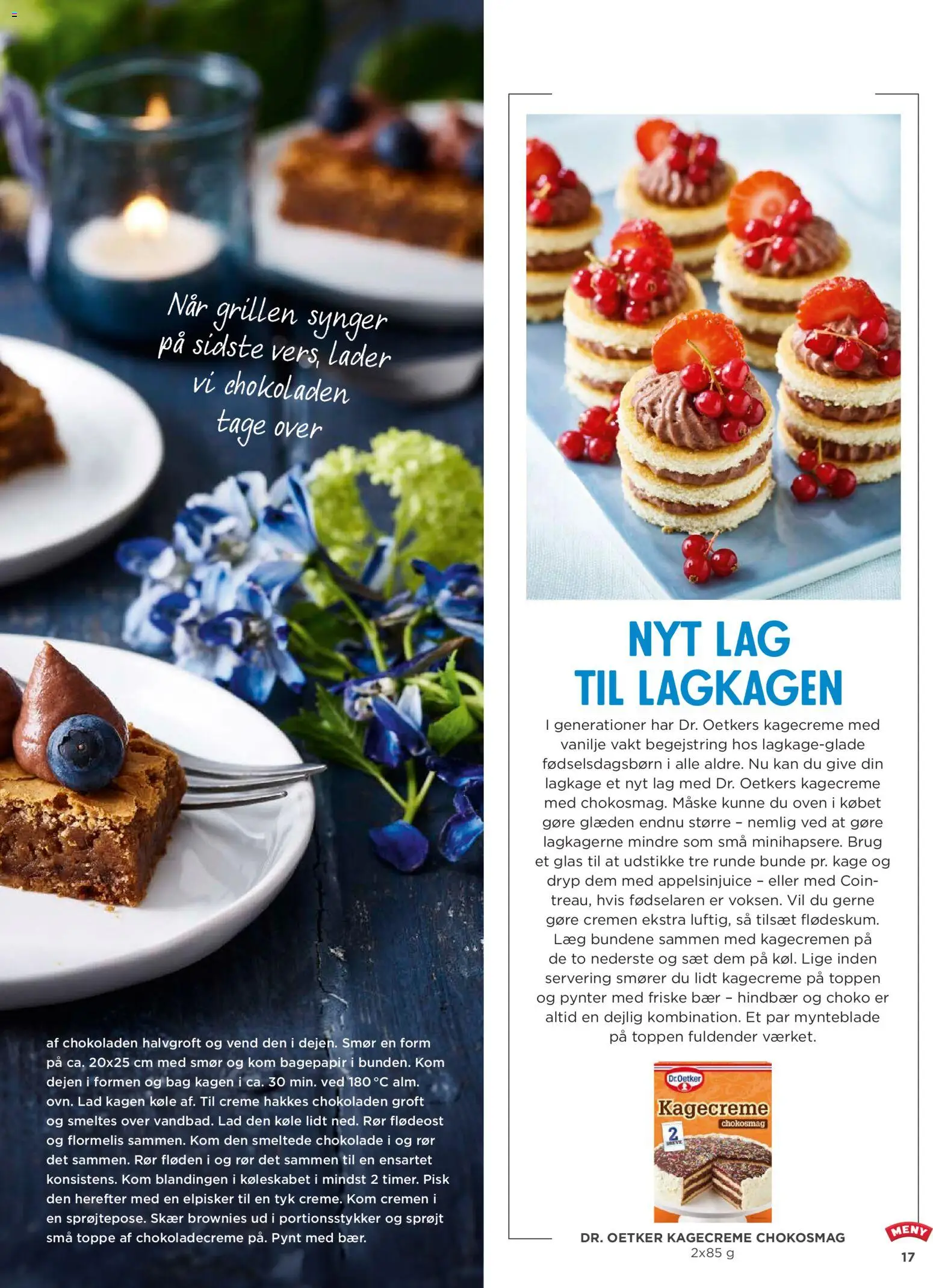 Meny tilbudsavis – gyldig fra 04.06.2026 | Side: 17 | Produkter: Creme, Appelsinjuice, Kagecreme, Søm