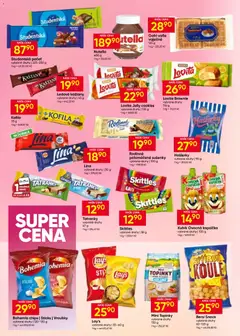 Náhled letáku Hruška leták od 06.05.2026 | Strana: 8 | Produkty: Tatranky, Ledové kaštany, Kofila, Nutella