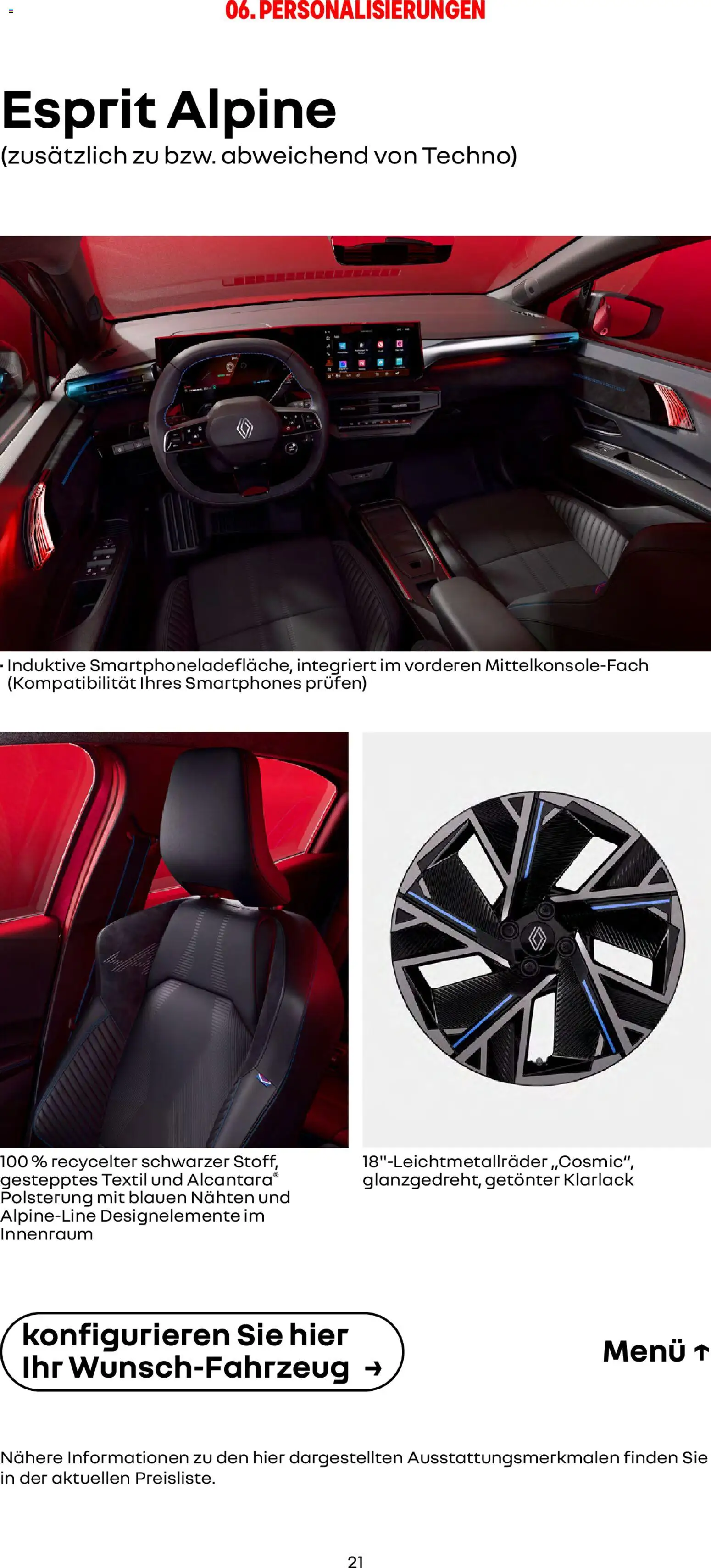 Renault Neuer Clio – gültig ab 01.10.2025 | Seite: 21 | Produkte: Smartphones