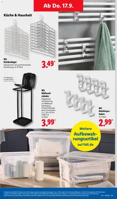 W5 Kleiderbügel, Schmale Form mit rutschhemmender Beschichtung. Je 10 Stück ab 14.09.2026 gültig | Seite: 55 | Produkte: Heizkörper, Küche, Kleiderbügel