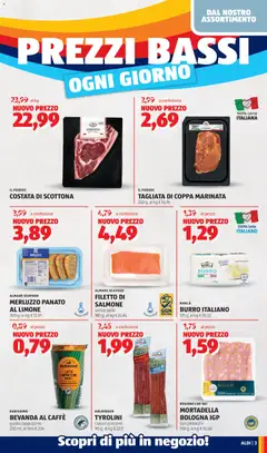 Anteprima del volantino FILETTO DI SALMONE, Salmon fillet without skin valido a partire dal 04.05.2026 | Pagina: 3