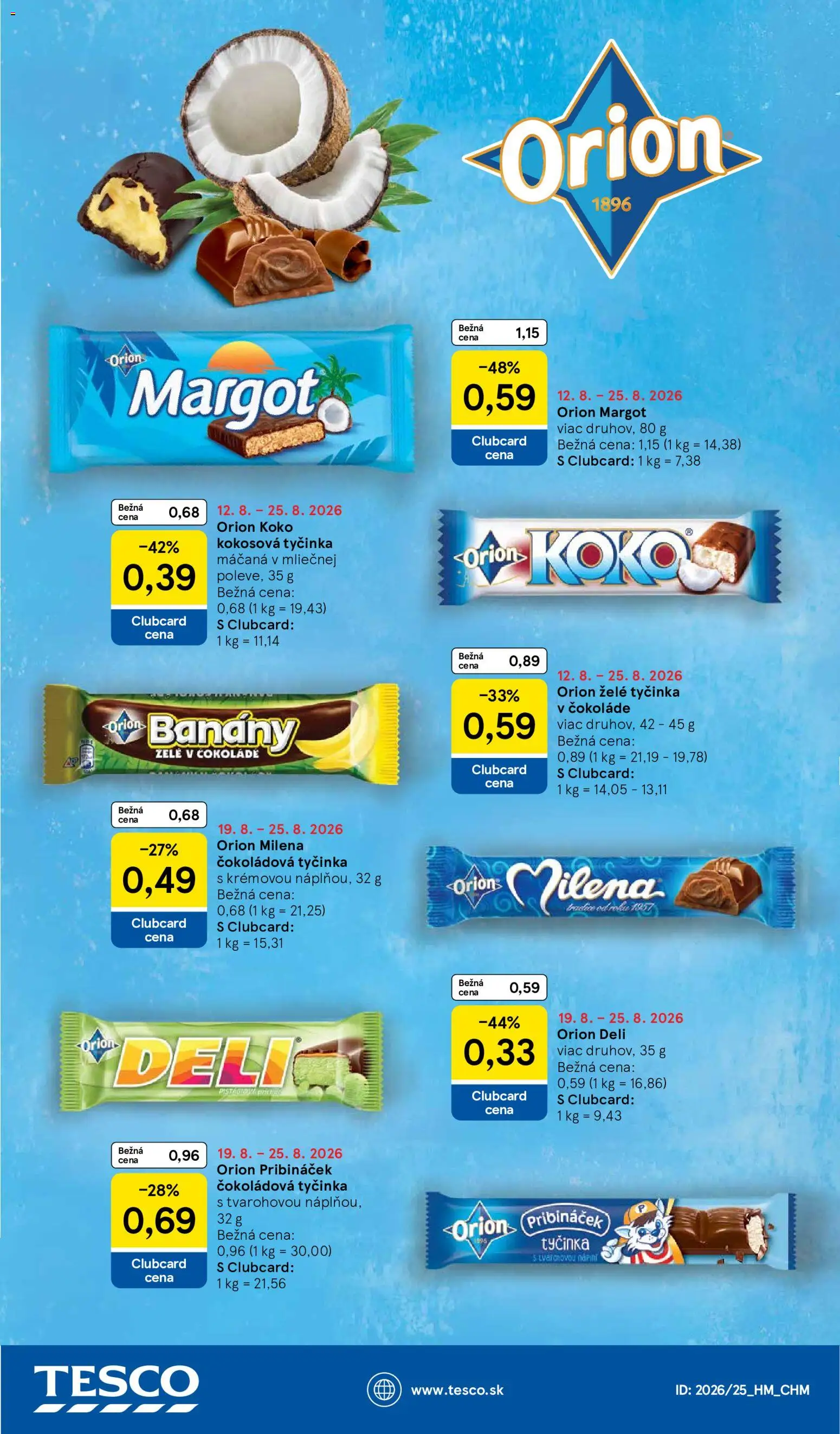 Nové Tesco akcie – leták je platný od 19.08.2026 | Strana: 50
