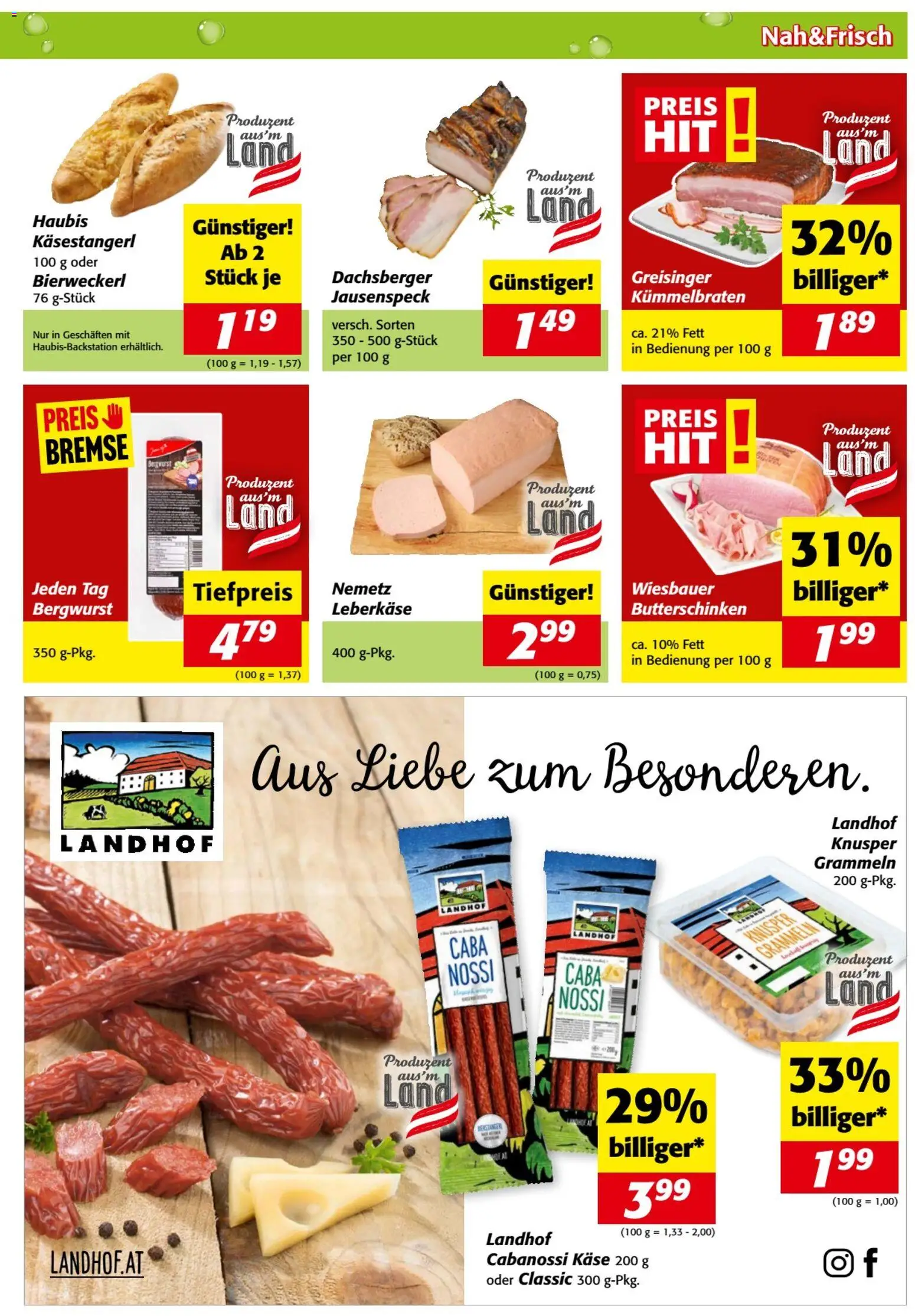 Nah und Frisch Flugblatt gültig ab 09.09.2026 | Seite: 3 | Produkte: Käse