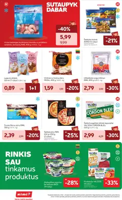 Rimi leidinys galioja nuo 2026.07.14 | Puslapis: 20 | Prekių: Ledai, Bulvės, Jogurtas, Pica