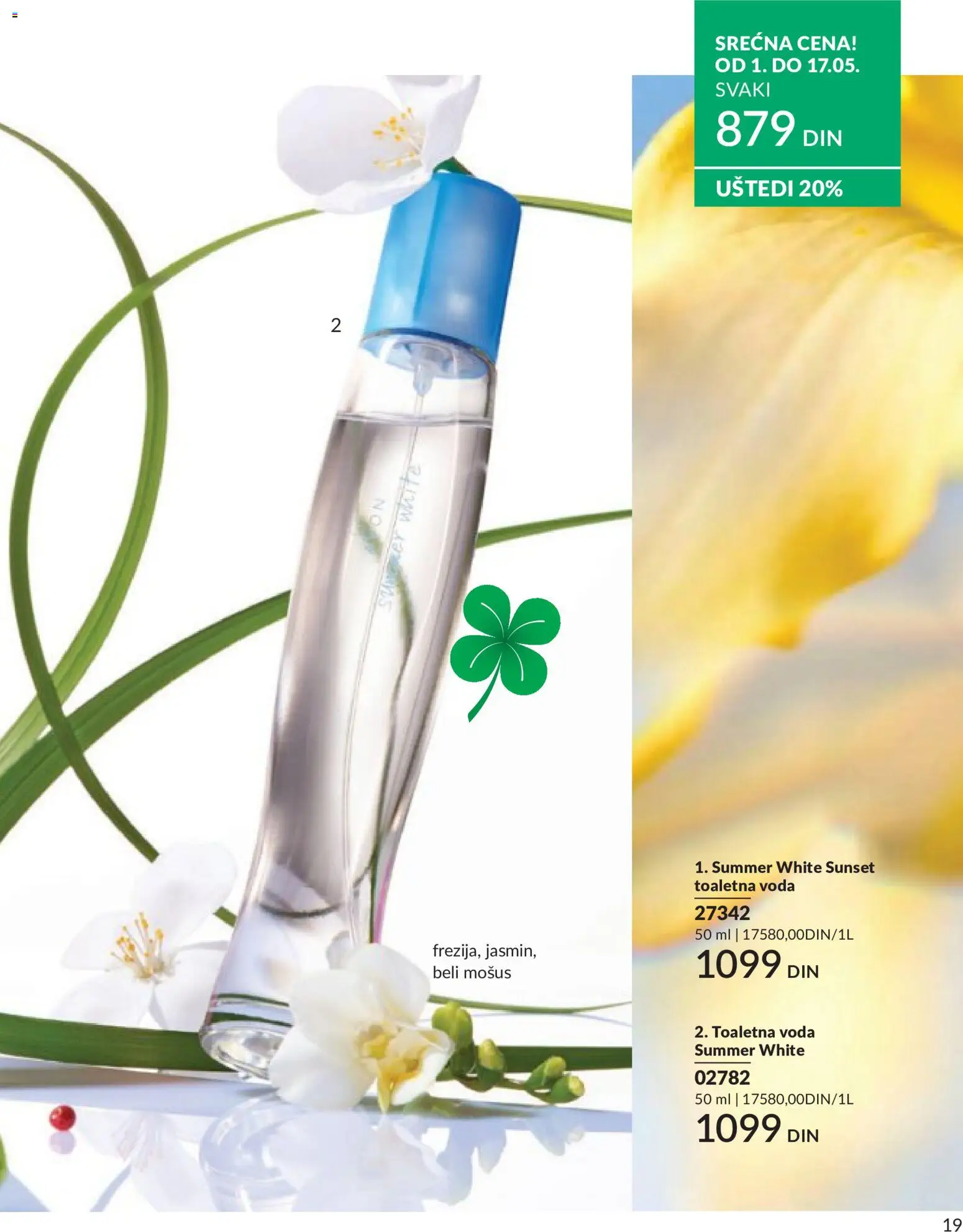 AVON katalog - važi od 01.05.2026 | Strana: 19 | Proizvode: Toaletna voda, Voda