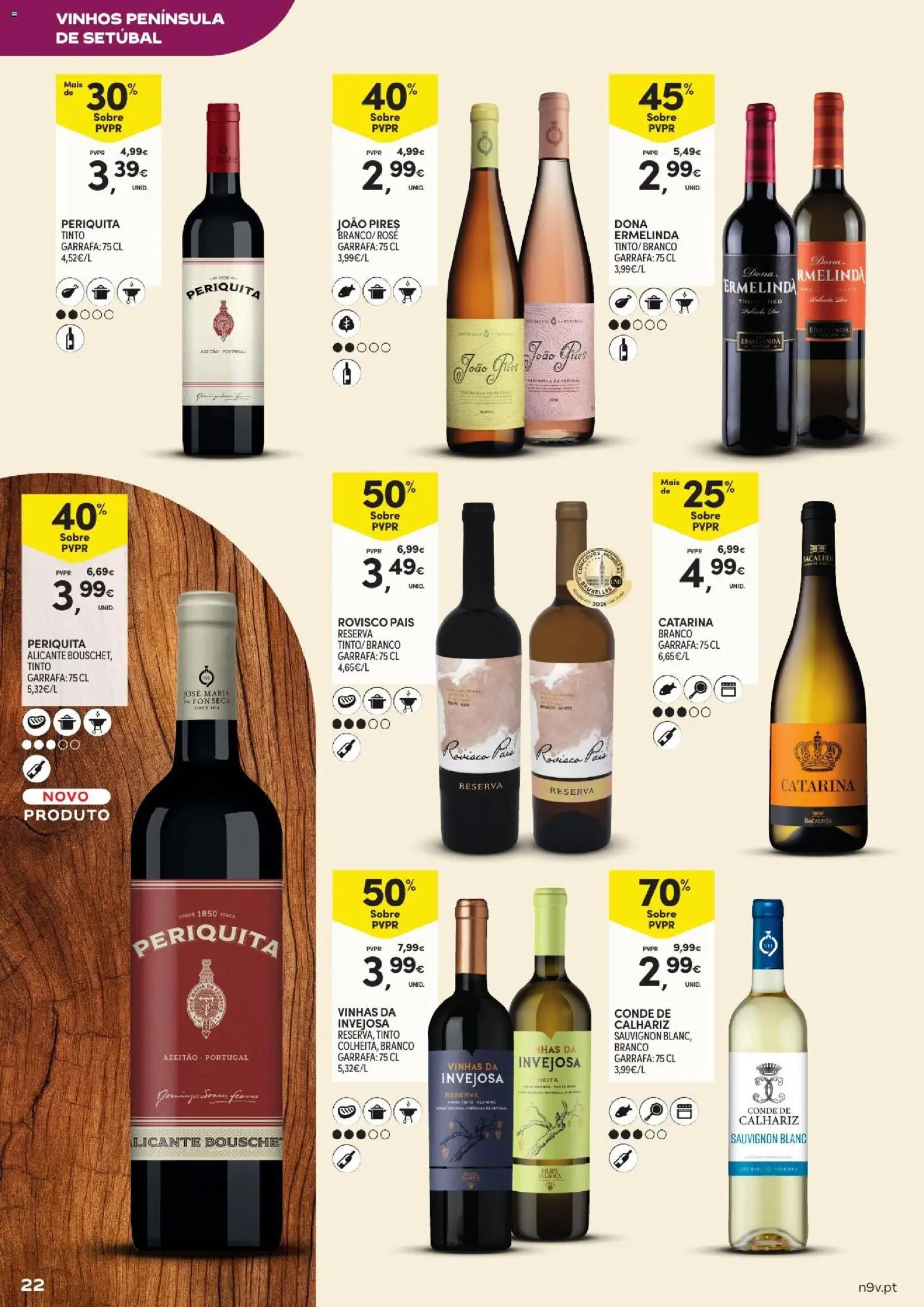Continente Açores Vinhos, Enchidos e Queijos │ válido de 22/09/2026 | Página: 22